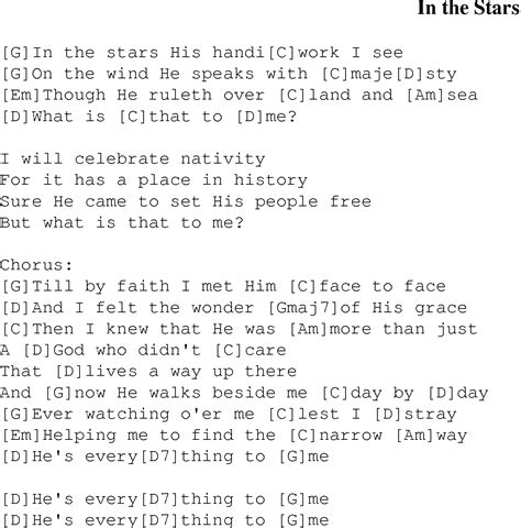 in the stars tekst.